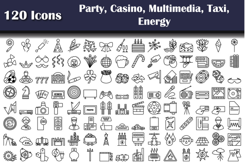 set-of-120-party-casino-multimedia-taxi-energy-icons