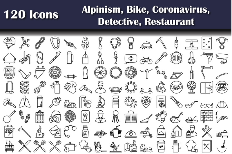 set-of-120-alpinism-bike-sport-covid-19-detective-restaurant-icon