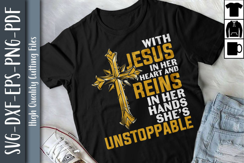 jesus-in-her-heart-and-reins-in-her-hand