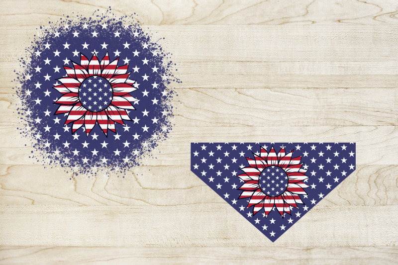 patriotic-sunflower-patriotic-dog-bandana