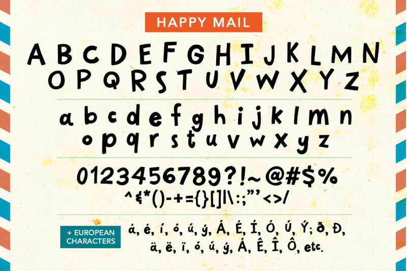 happy-mail-font