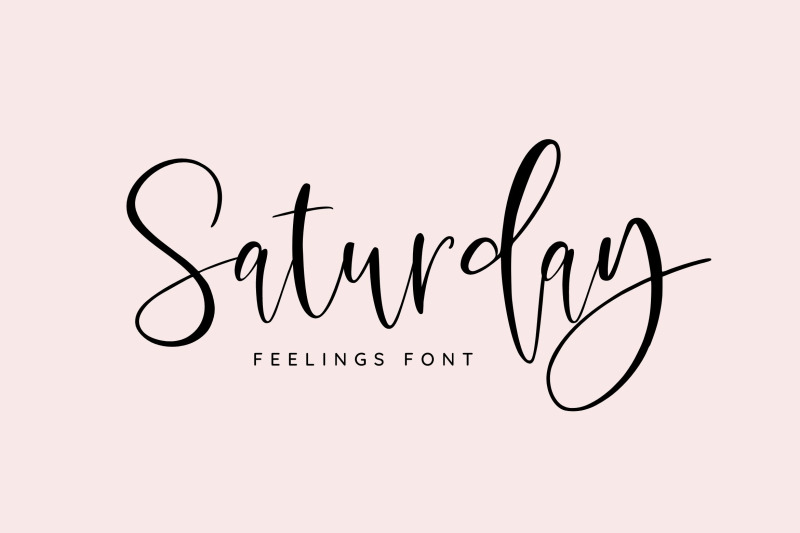 saturday-feelings-font