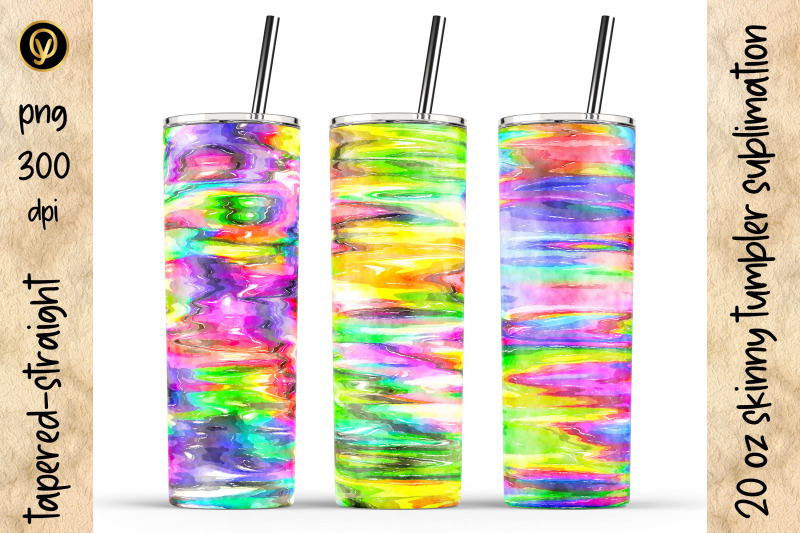 20-oz-skinny-tumbler-sublimation-abstract-watercolor-tumbler