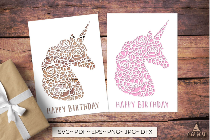 3d-unicorn-birthday-card-papercut-birthday-card-girl