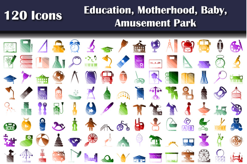 set-of-120-education-motherhood-baby-amusement-park-icons