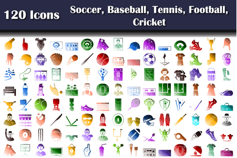 set-of-120-soccer-baseball-tennis-american-football-cricket-icons