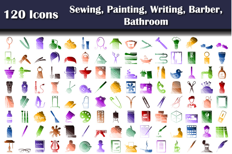 set-of-120-sewing-painting-writing-barber-bathroom-icons
