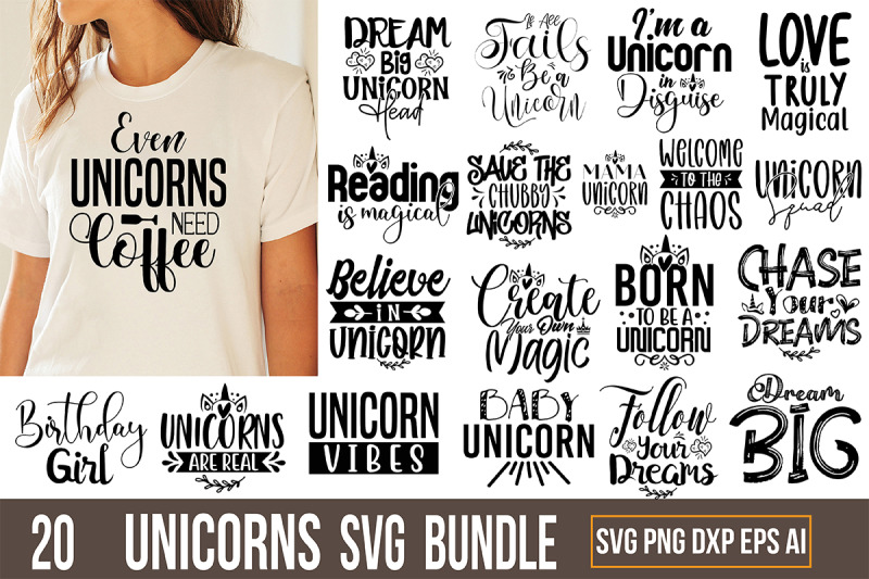 unicorns-svg-bundle