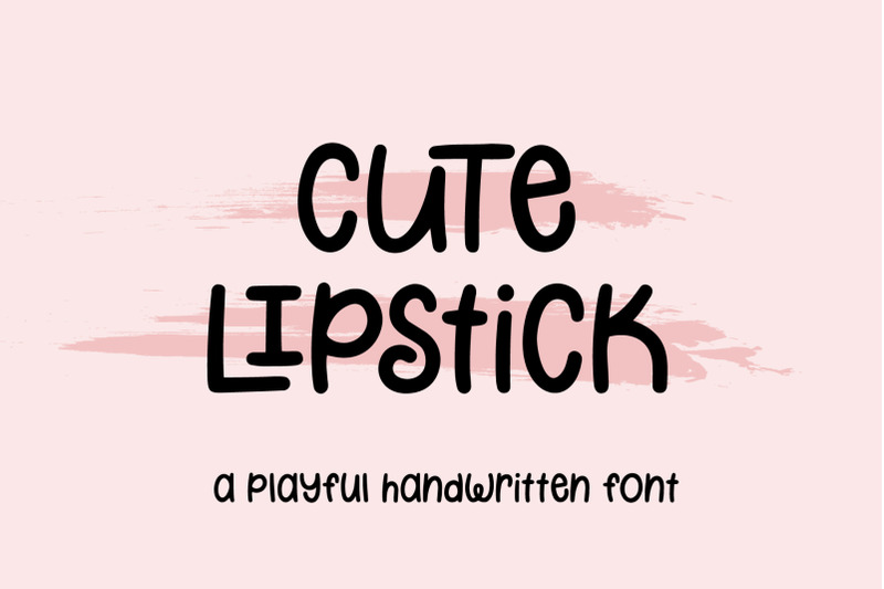cute-lipstick-handwritten-font