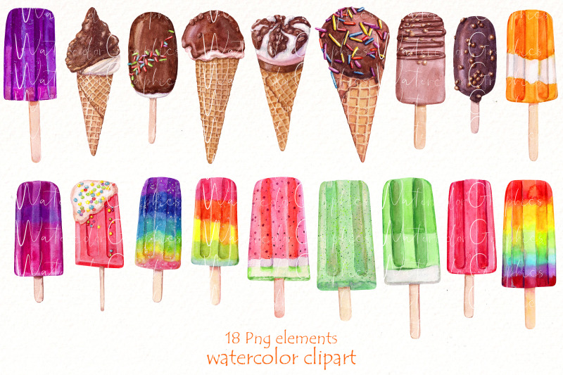 watercolor-ice-cream-png-clipart-summer-bundle-food-png