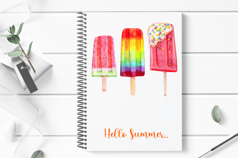 watercolor-ice-cream-png-clipart-summer-bundle-food-png