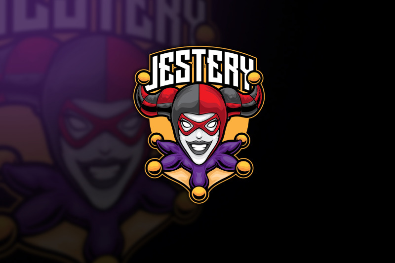 female-jester-esport-logo