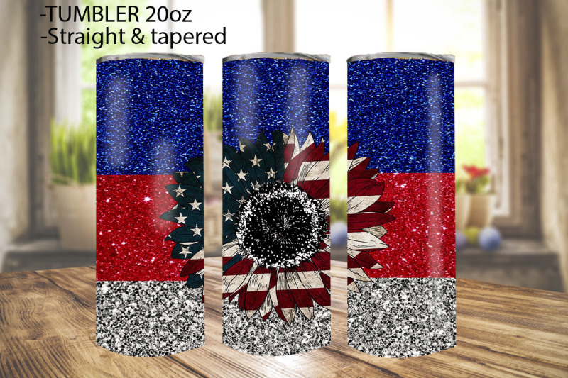 glitter-sunflower-skinny-tumbler-graphic-png