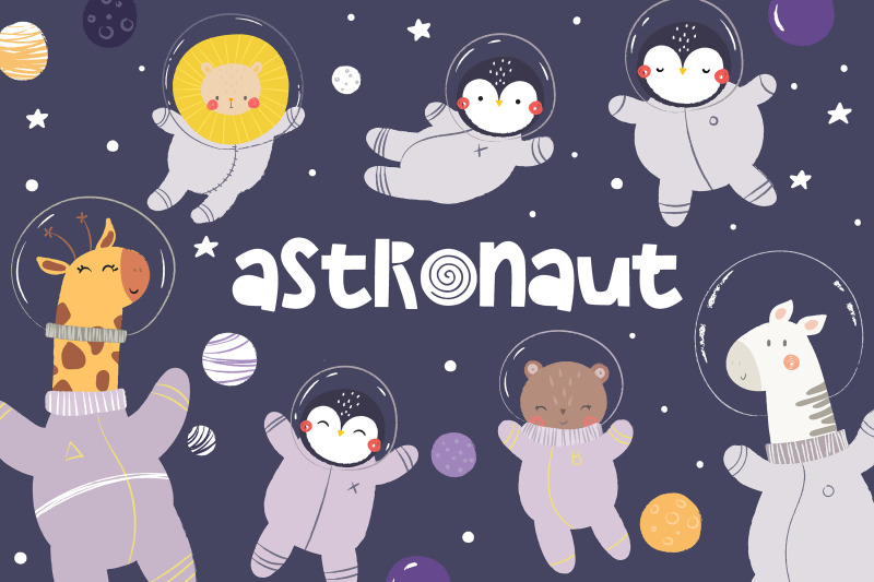 space-astronaut-animals-vector