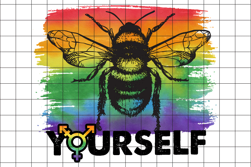 bee-your-self-lgbt-graphic-design