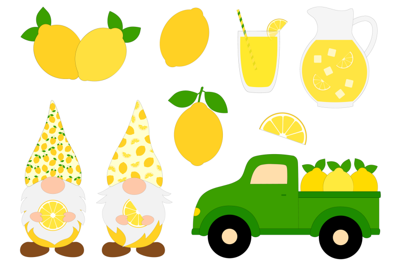 lemon-bundle-gnomes-lemon-svg-lemon-gnomes-sublimation