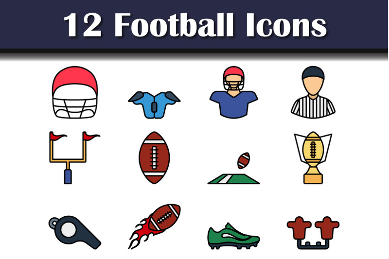 football-icon-set