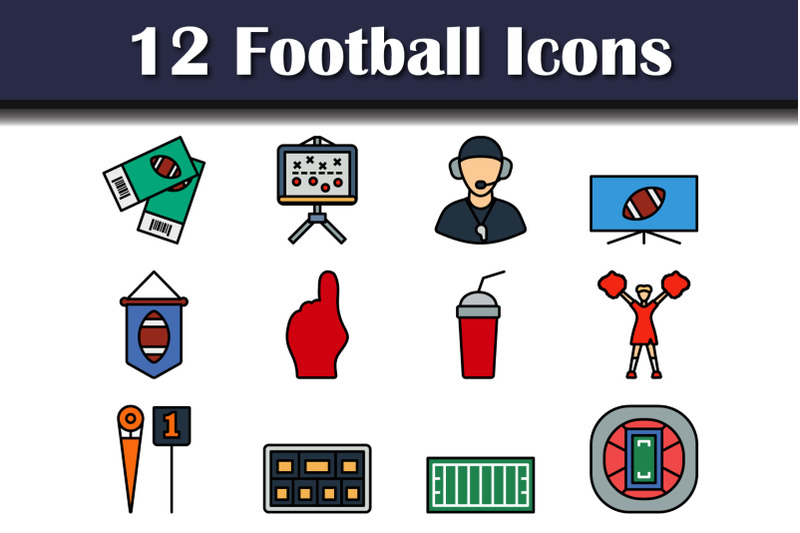 football-icon-set