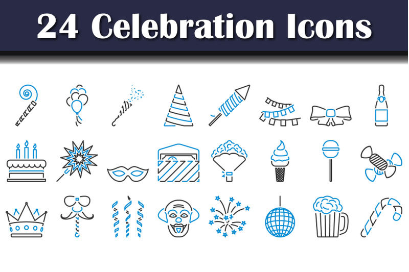 celebration-icon-set