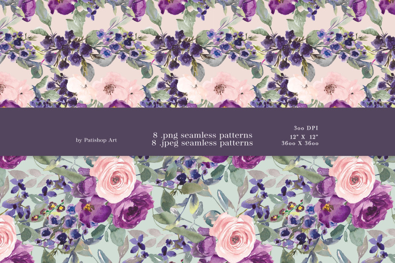 watercolor-floral-seamless-pattern-pack