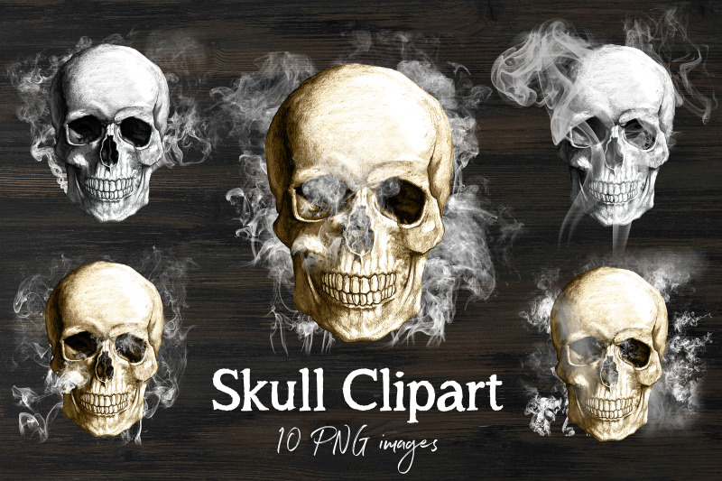 smoke-skull-clipart-transparent-png-elements