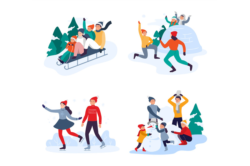 winter-activities-happy-family-members-having-fun-outdoor-people-rid