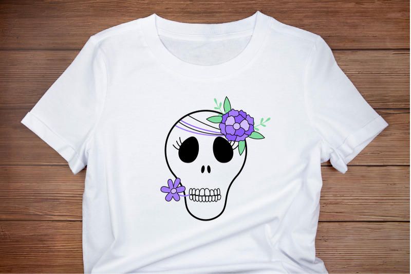 cute-skull-with-flowers-skull-face-with-flowers-clipart