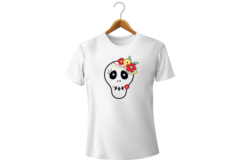 cute-skull-with-flowers-skull-face-with-flowers-clipart