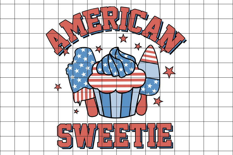 american-sweetie-svg-design