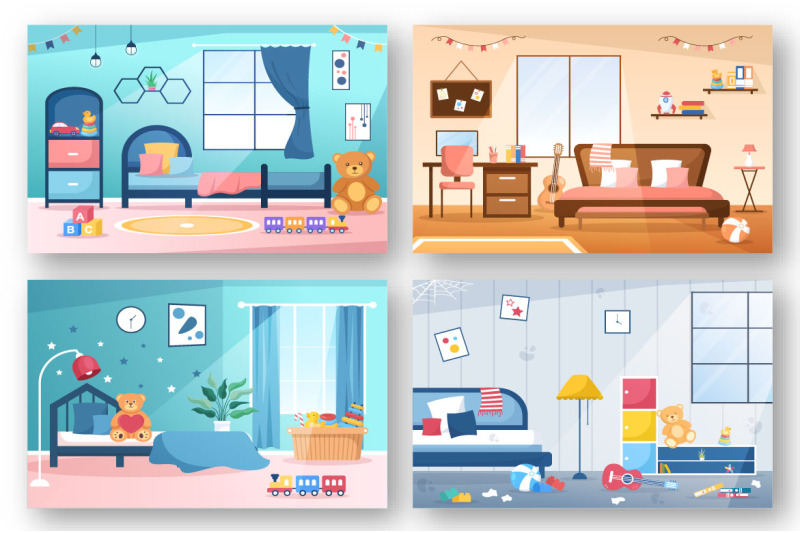 17-bedroom-interior-cartoon-illustration