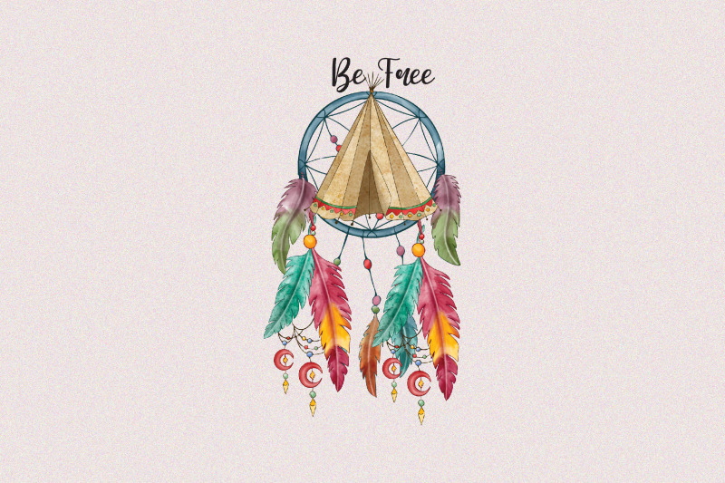 be-free-dream-catcher-sublimation