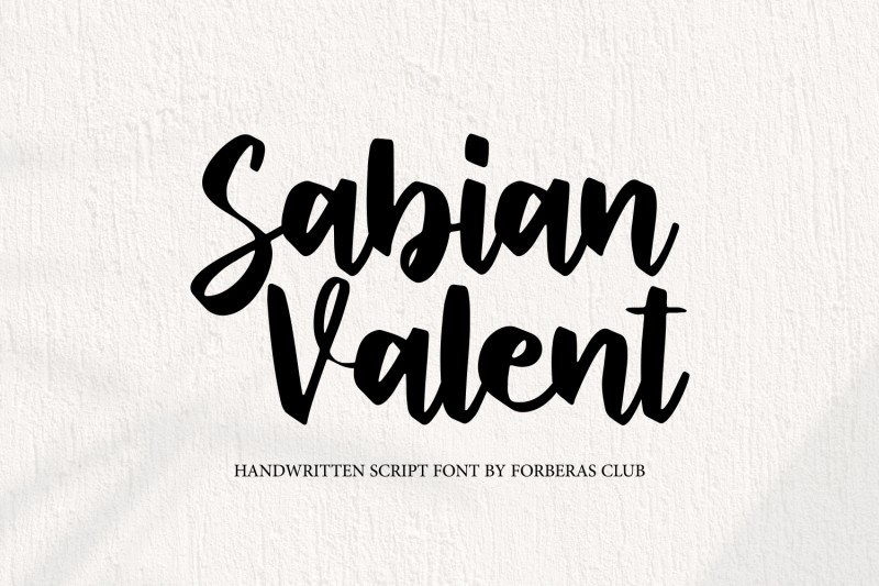 sabian-valent-script-font