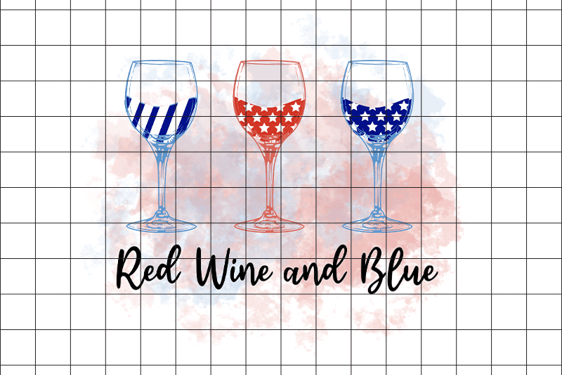 red-wine-and-blue-graphic-design