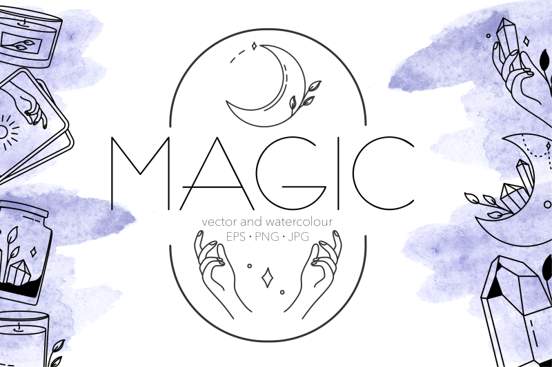 magic-vector-and-watercolour