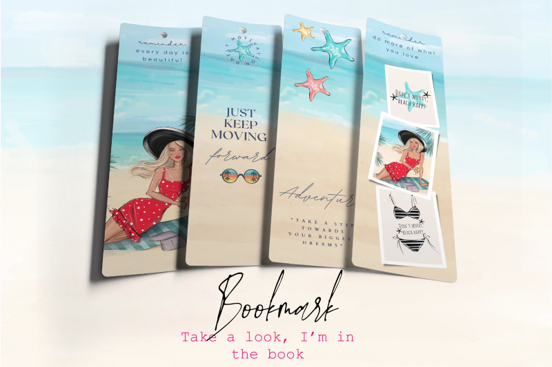 digital-bookmark-fashion-girl-bookmark-printable-book-accessory-pdf