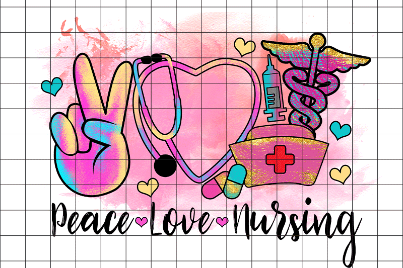peace-love-nursing-graphic-design