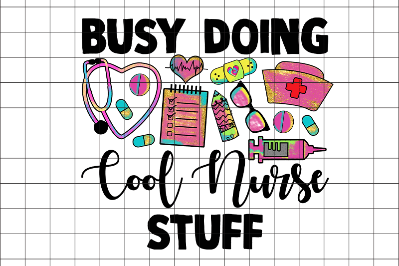 busy-doing-cool-nurse-png-graphic-design