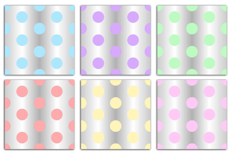 seamless-pastel-polka-dots-with-silver-glitter-digital-paper