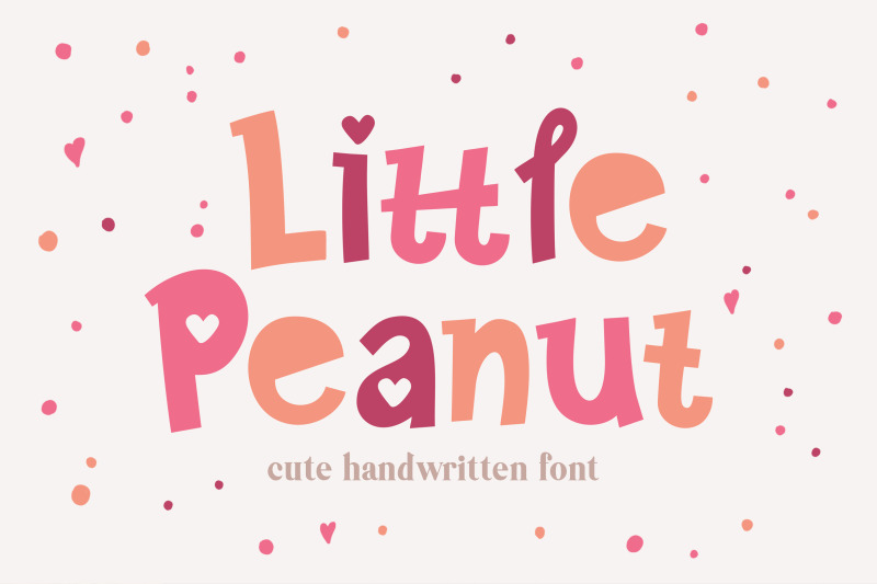 little-peanut-cute-handwritten-font