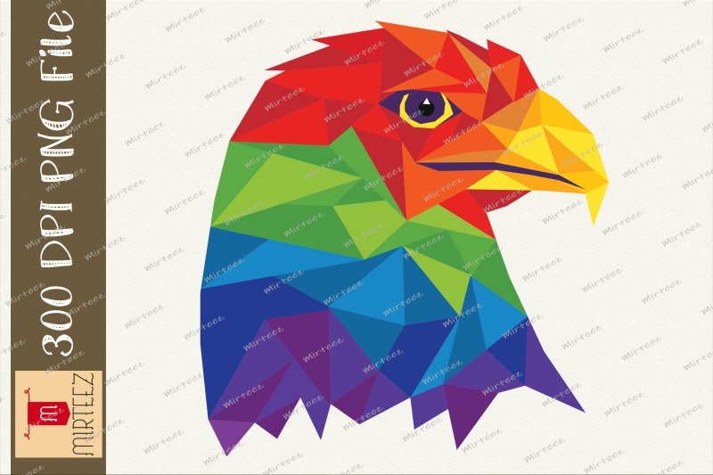 geometric-eagle-face-lgbt-pride-png