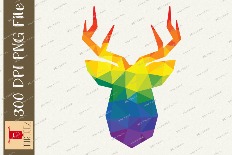 geometric-deer-face-lgbt-flag-pride-png