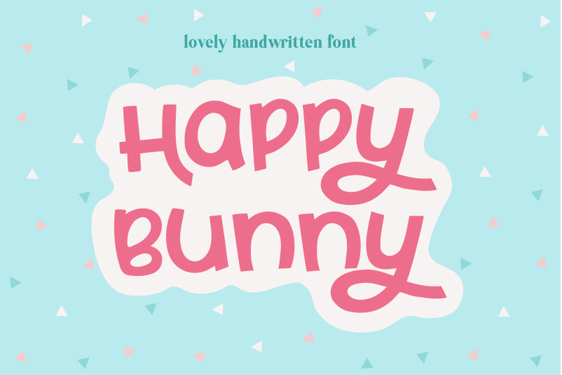 happy-bunny-charming-handwritten-font