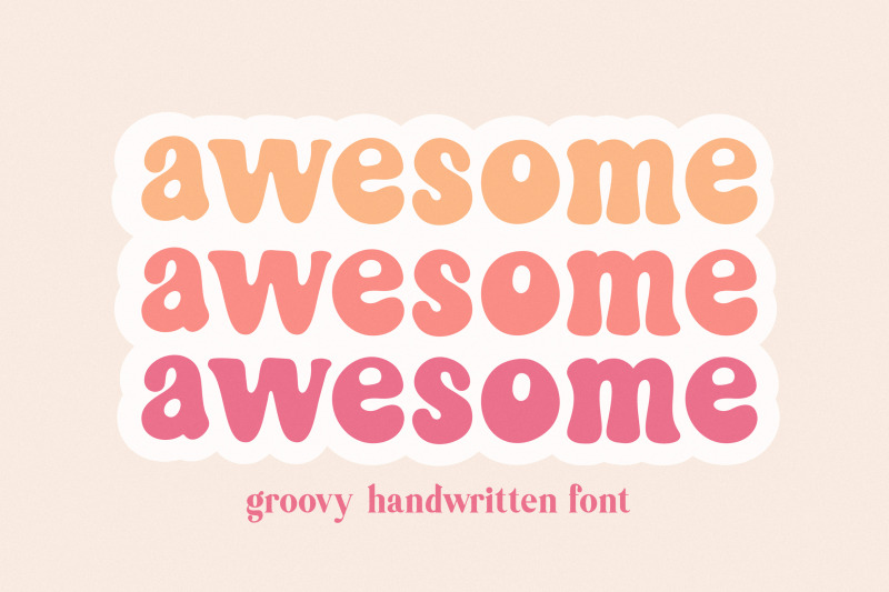 awesome-groovy-handwritten-font