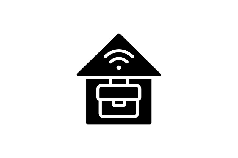 telecommuting-black-glyph-icon