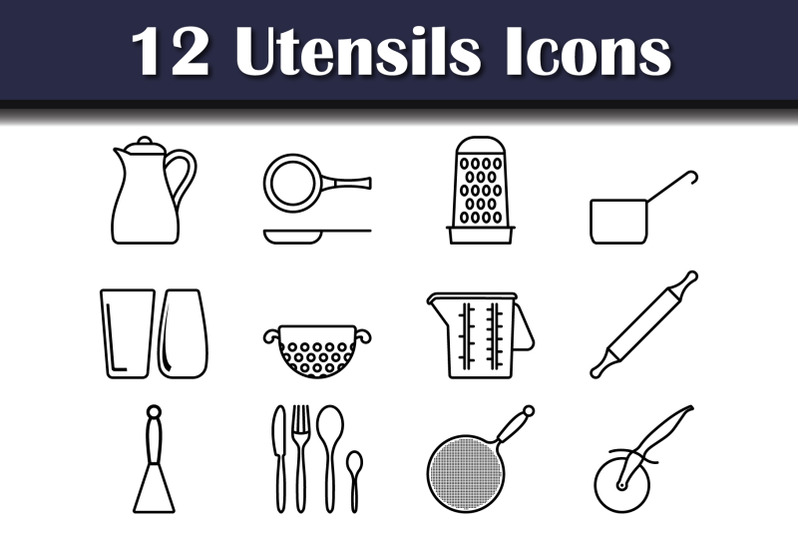 utensils-icon-set