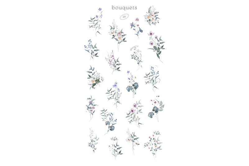 meadow-watercolor-bouquets