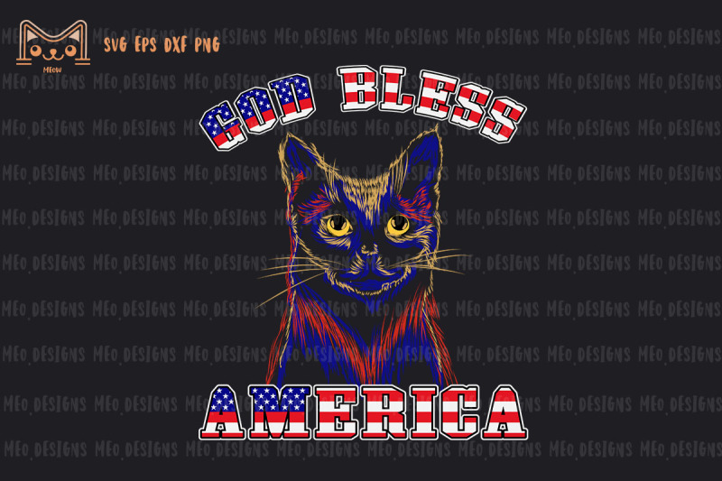 god-bless-america-cat-american-flag