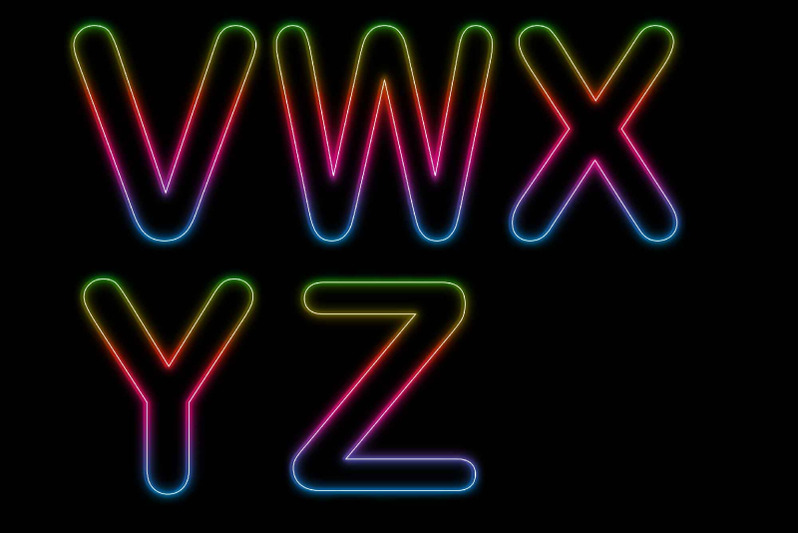 rainbow-neon-alphabet-clipart-numbers-and-letters-png