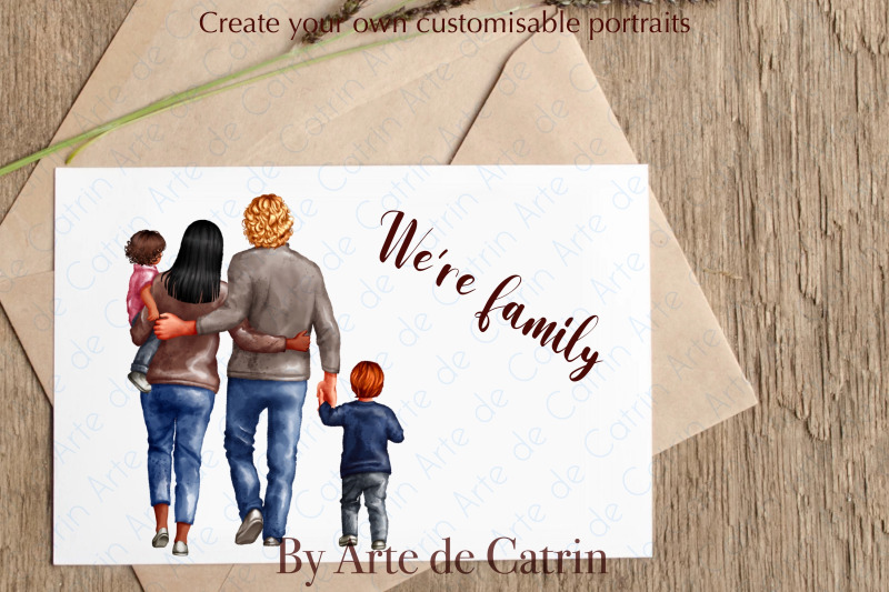we-are-family-clipart-watercolor-clipart