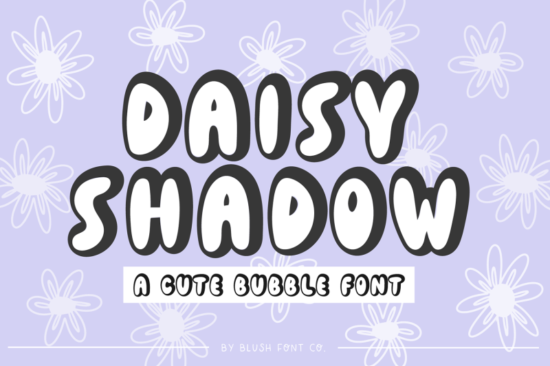 daisy-shadow-retro-bubble-font